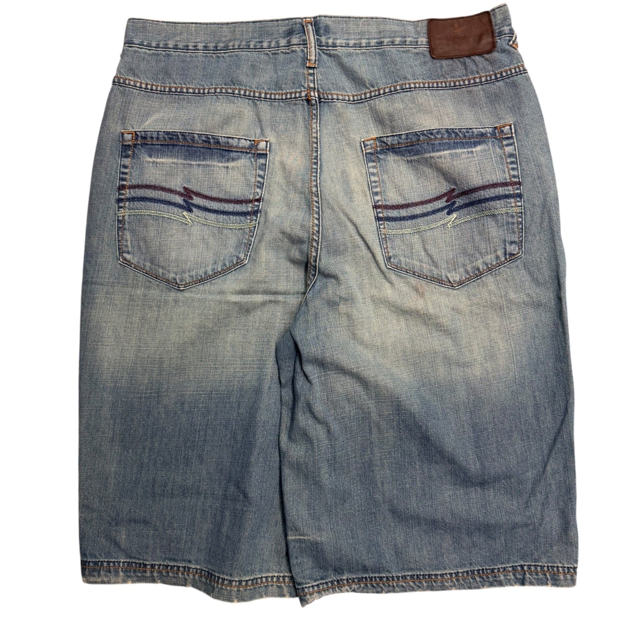 Vintage 2000s Phat Farm Baggy Denim Jort Shorts 38W
