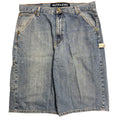 Vintage 2000s Nautica Baggy Denim Jort Shorts 33W