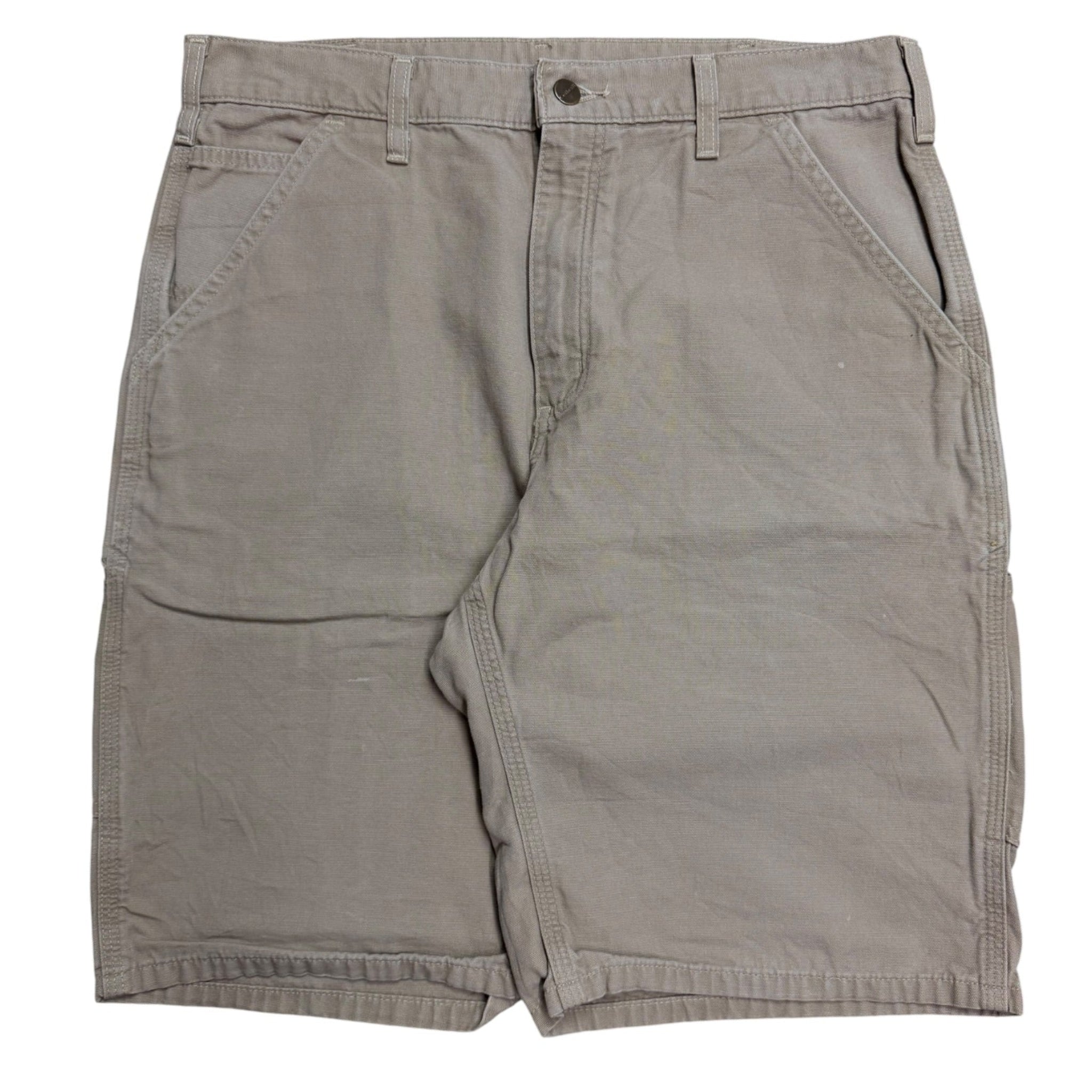 Vintage 2000s Carhartt Khaki Tan Workwear Jort Shorts 33W