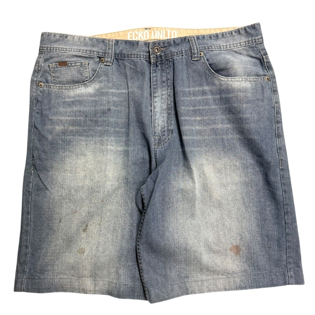 Vintage 2000s Ecko Unlimited Baggy Denim Jort Shorts 38W