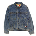 Vintage 90s Tommy Hilfiger Flag Logo Denim Jacket Medium