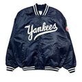 Vintage 2000s New York Yankees Subway Series Satin Jacket XL