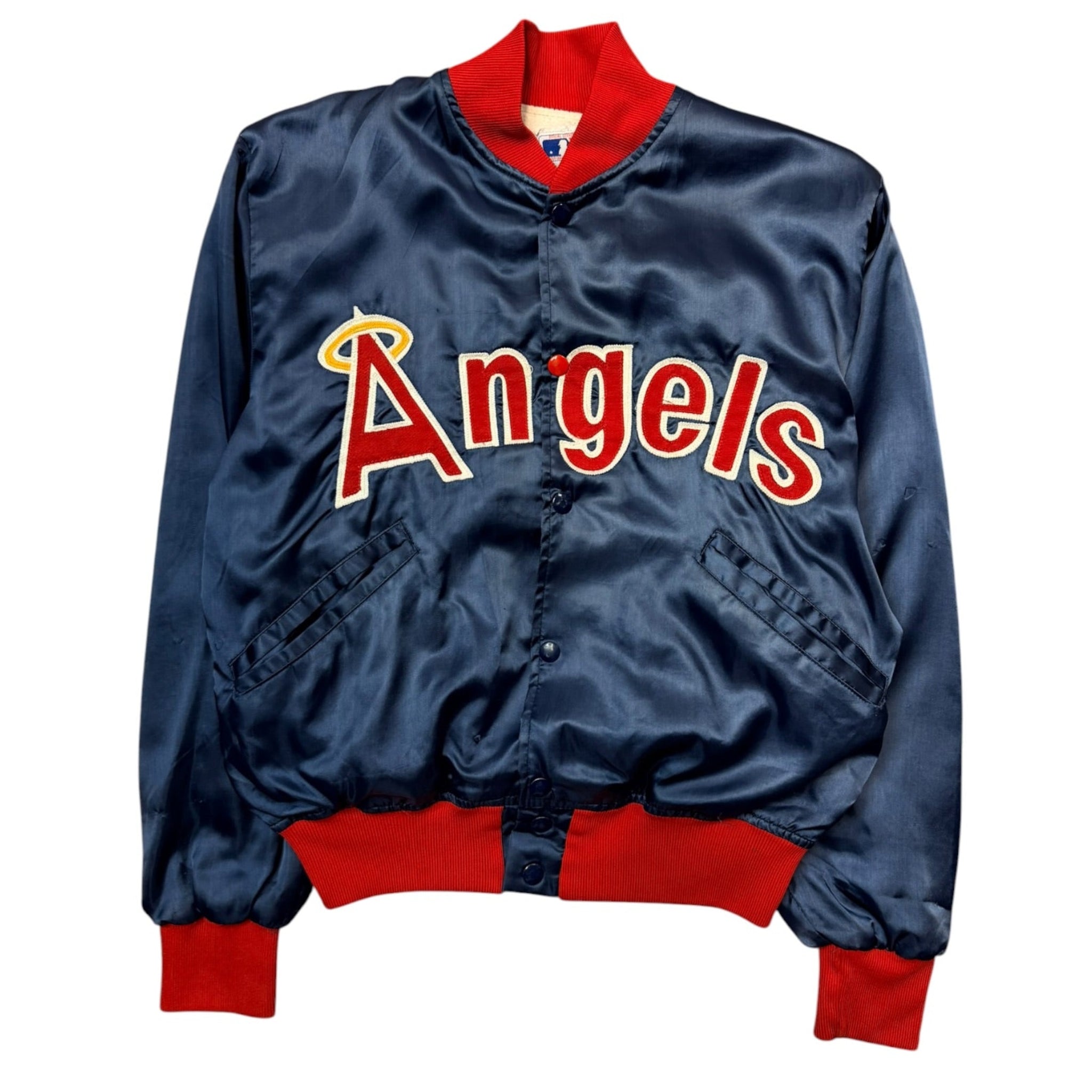Vintage 1980s Anaheim Angels Felco Satin Jacket Small