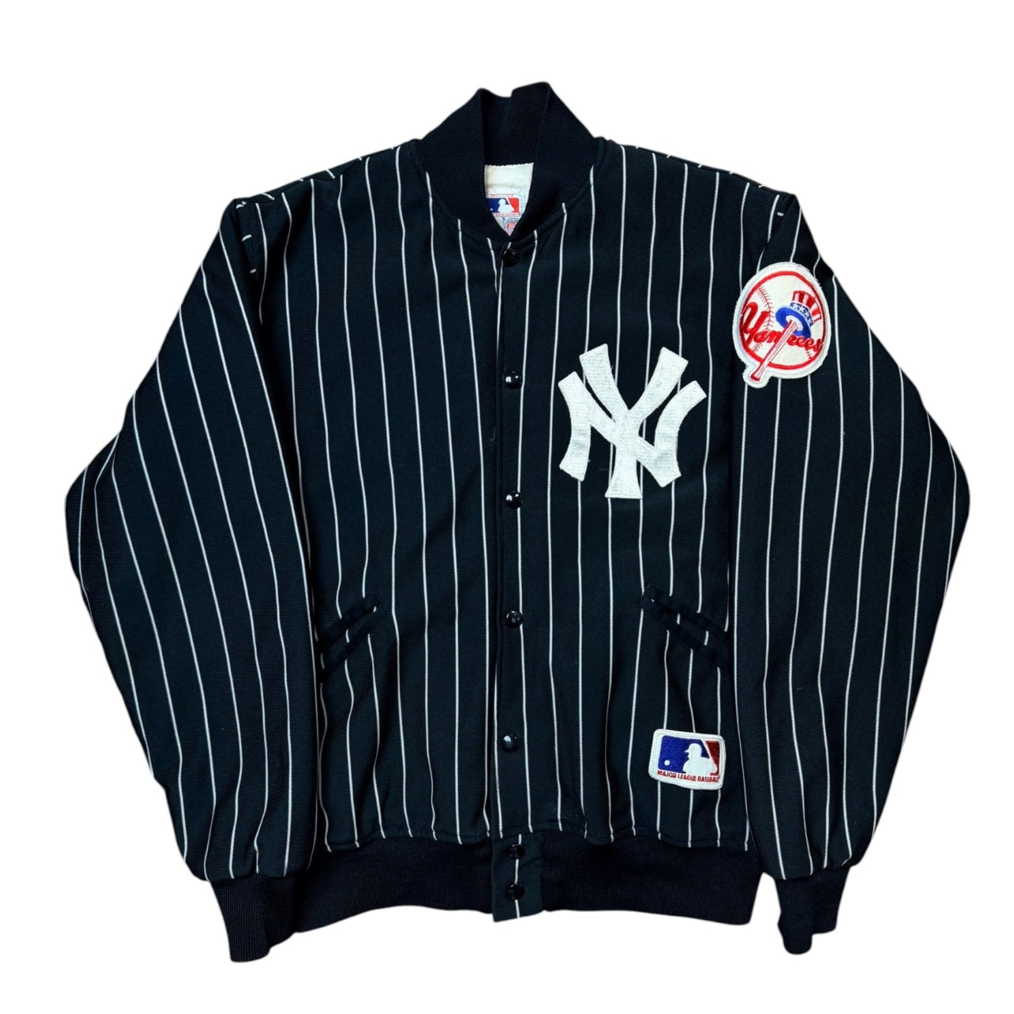 Vintage 1980s New York Yankees Felco Button Up Jacket Large