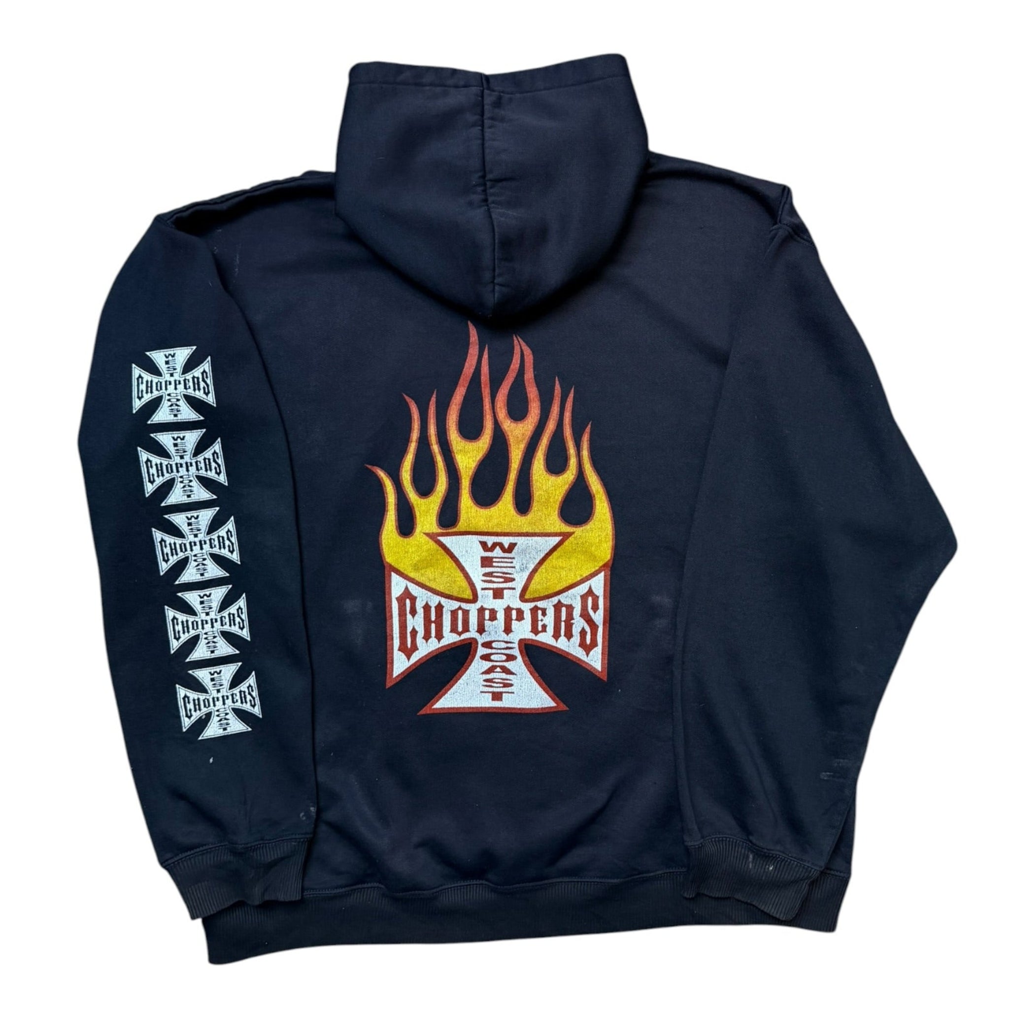 Vintage 2000s West Coast Choppers Bootleg Hoodie 2XL
