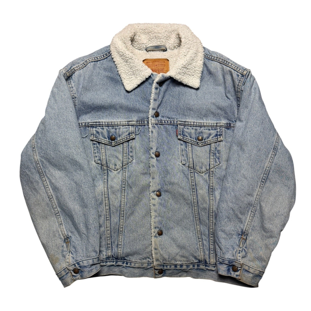 Vintage 1980s Levi’s Sherpa Lined Denim Jacket Large