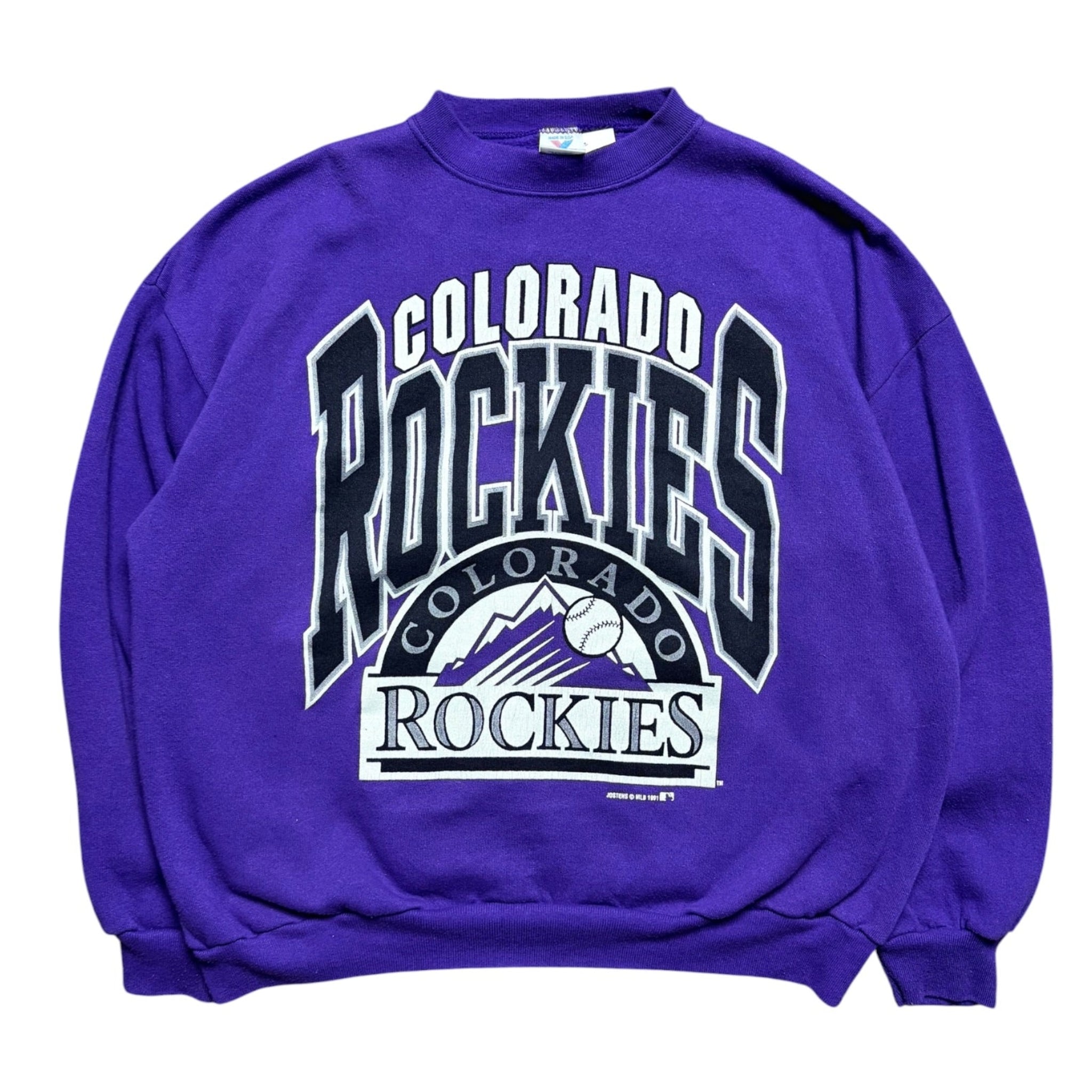 Vintage 1990s Colorado Rockies Crewneck Sweater XL
