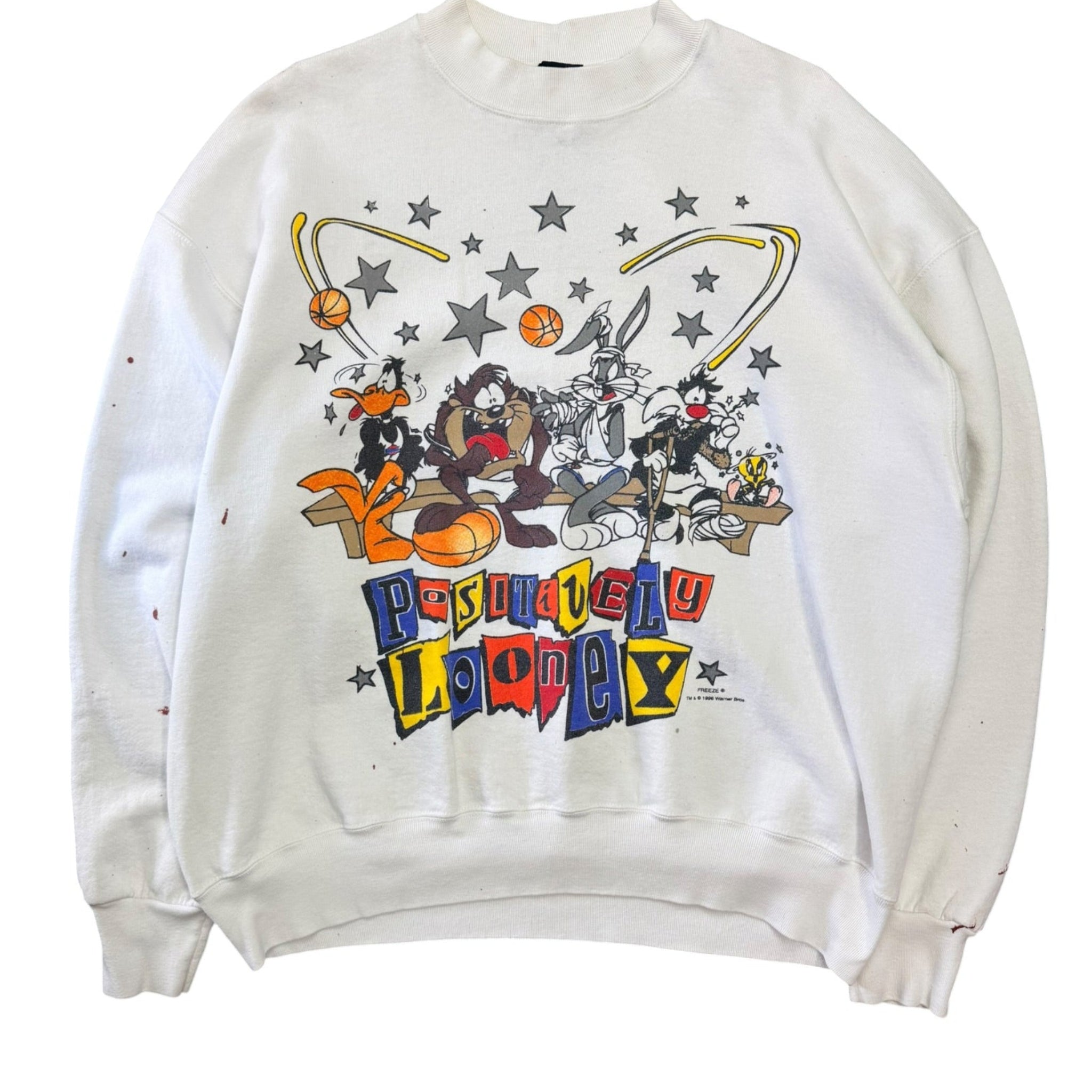 Vintage 1990s Space Jam Looney Tunes Crewneck Sweater XL