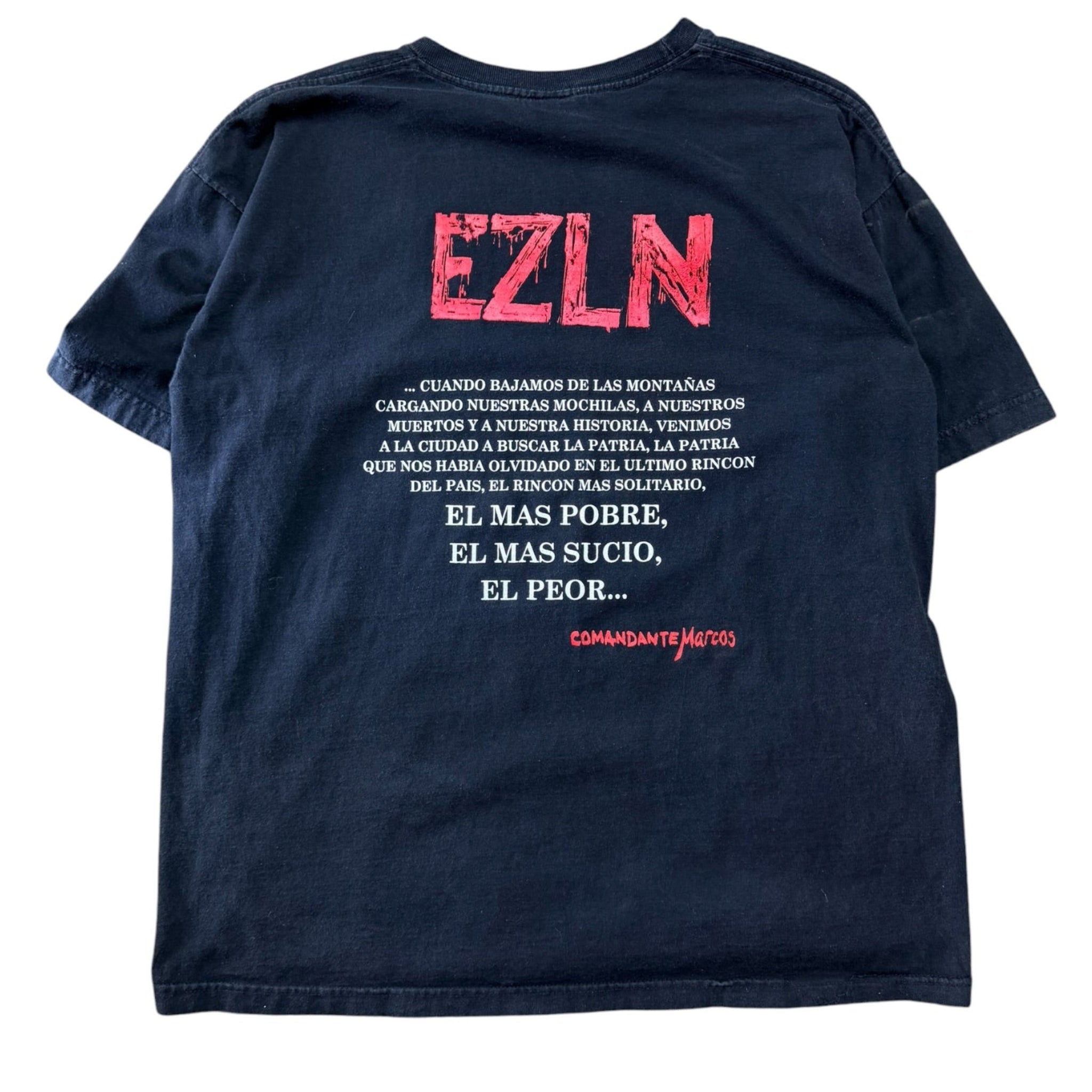 Vintage 2000s Ezln Zapatista Army Graphic Shirt XL