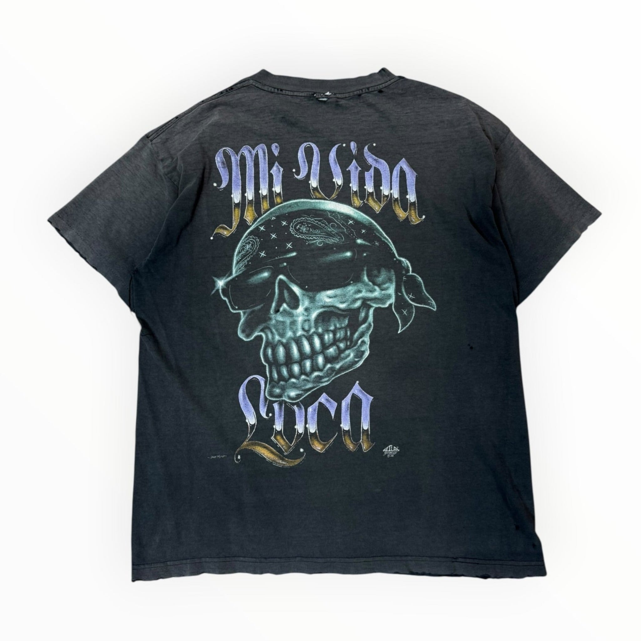 Vintage 1996 Aztlan Mi Vida Loca Lowrider Shirt XL