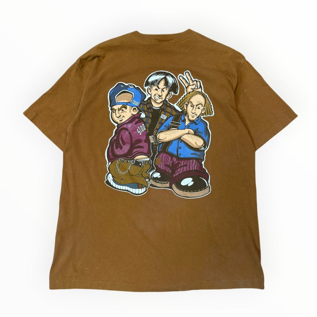 Vintage 1990s 3 Stooges Homies Chicano Shirt XL