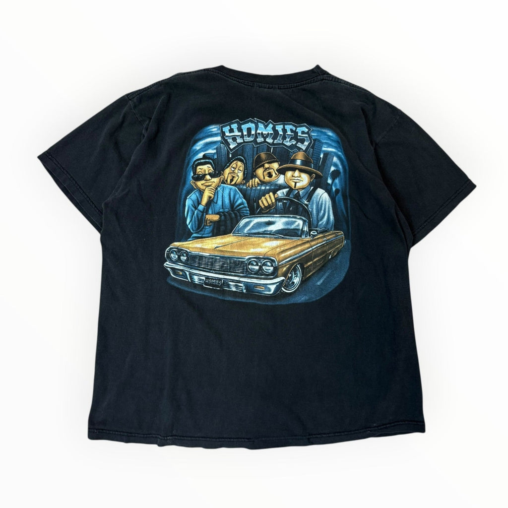 Vintage 1990s Homies Chicano Lowrider Shirt XL