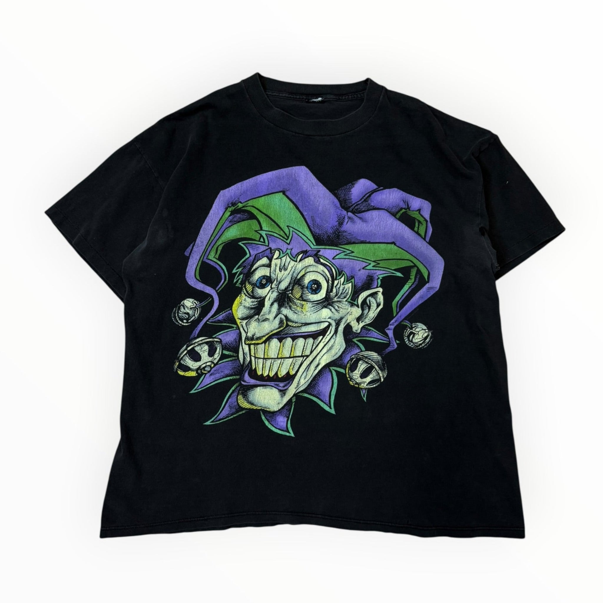 Vintage 1990s Joker Jester Chicano Lowrider Shirt XL