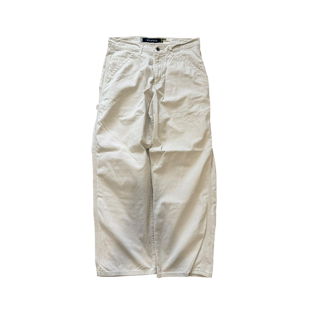Vintage 1998 Levis Silvertab Khaki Baggy Pants 32x30