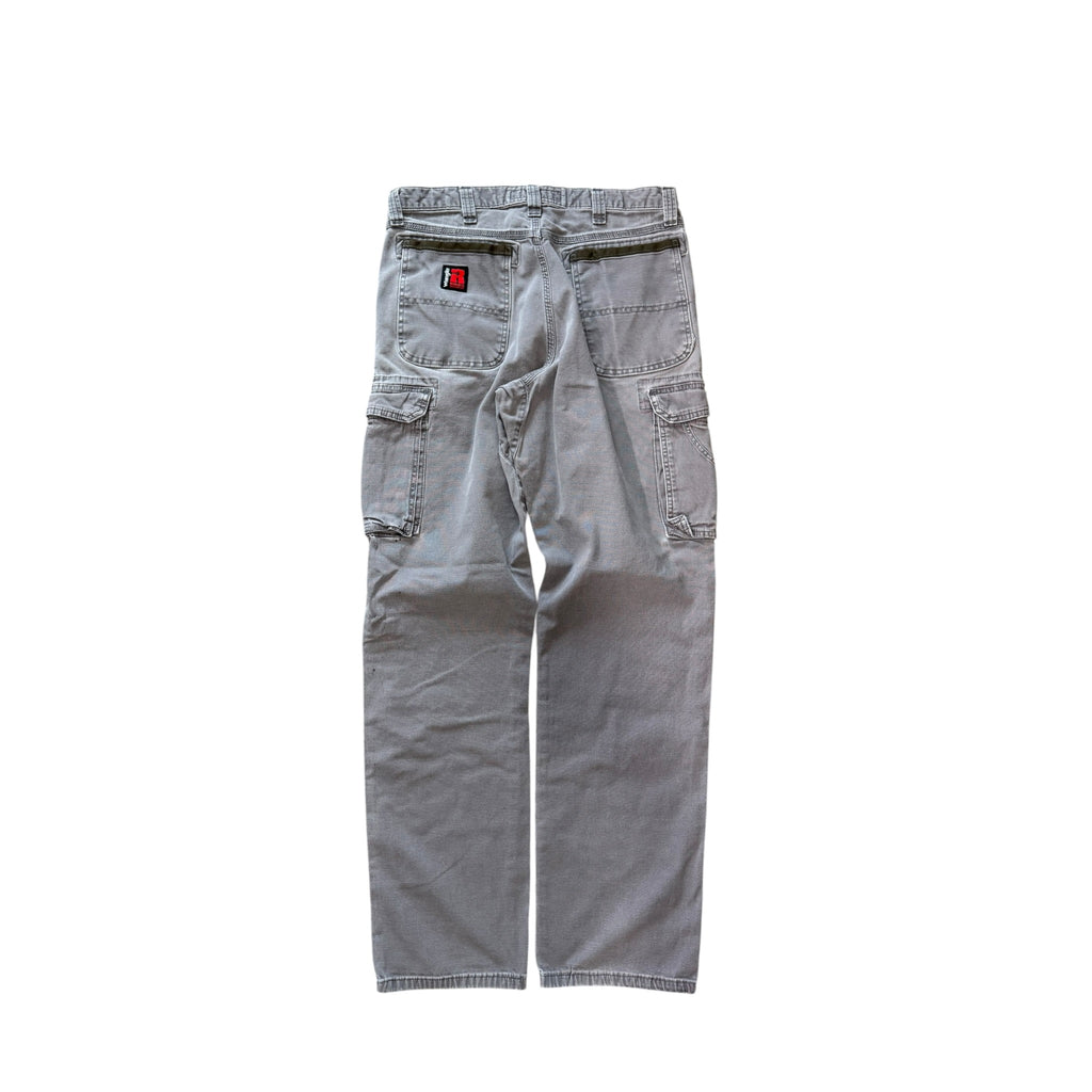 Vintage 2000s Wrangler Riggs Work Gray Carpenter Pants 34x34
