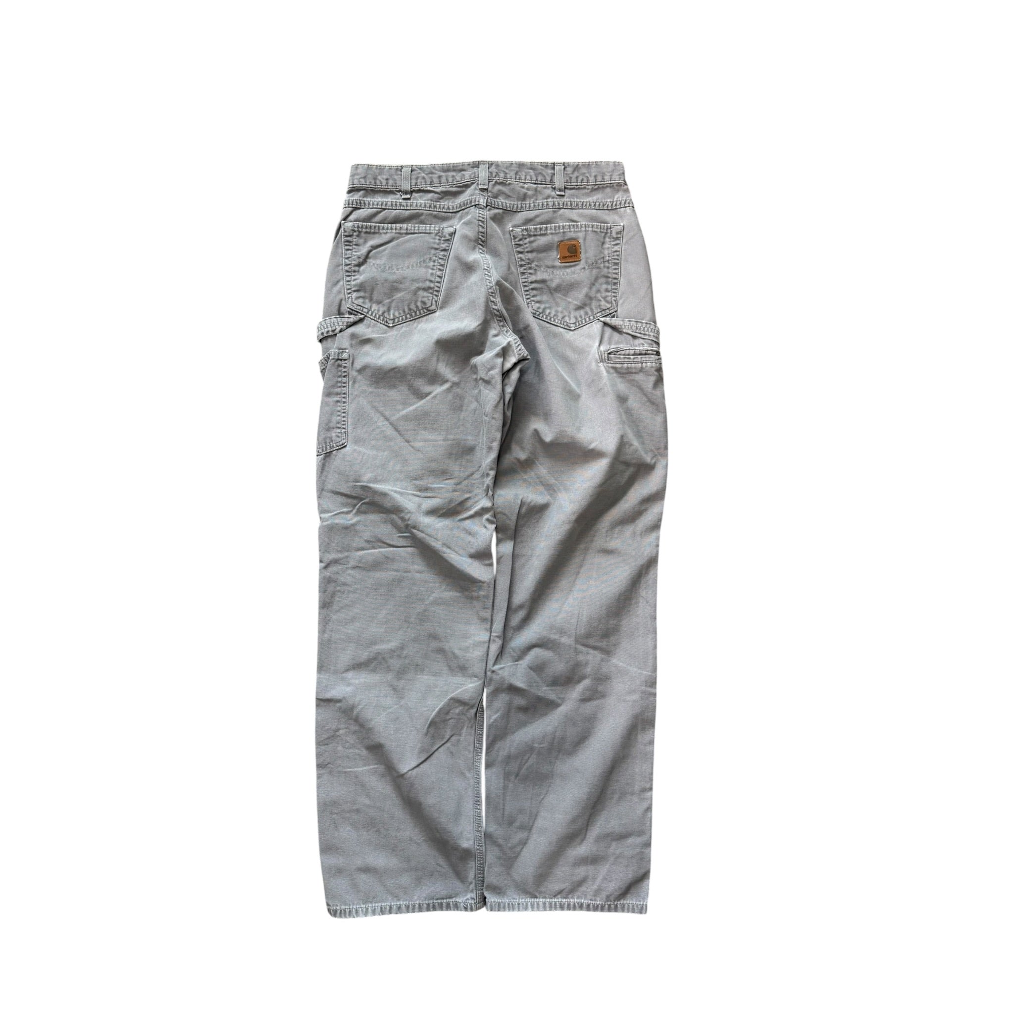 Vintage 2000s Carhartt Gray Carpenter Work Pants 34x34