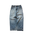 Vintage 2000s Bugle Boy Embossed Baggy Denim Pants 34x30