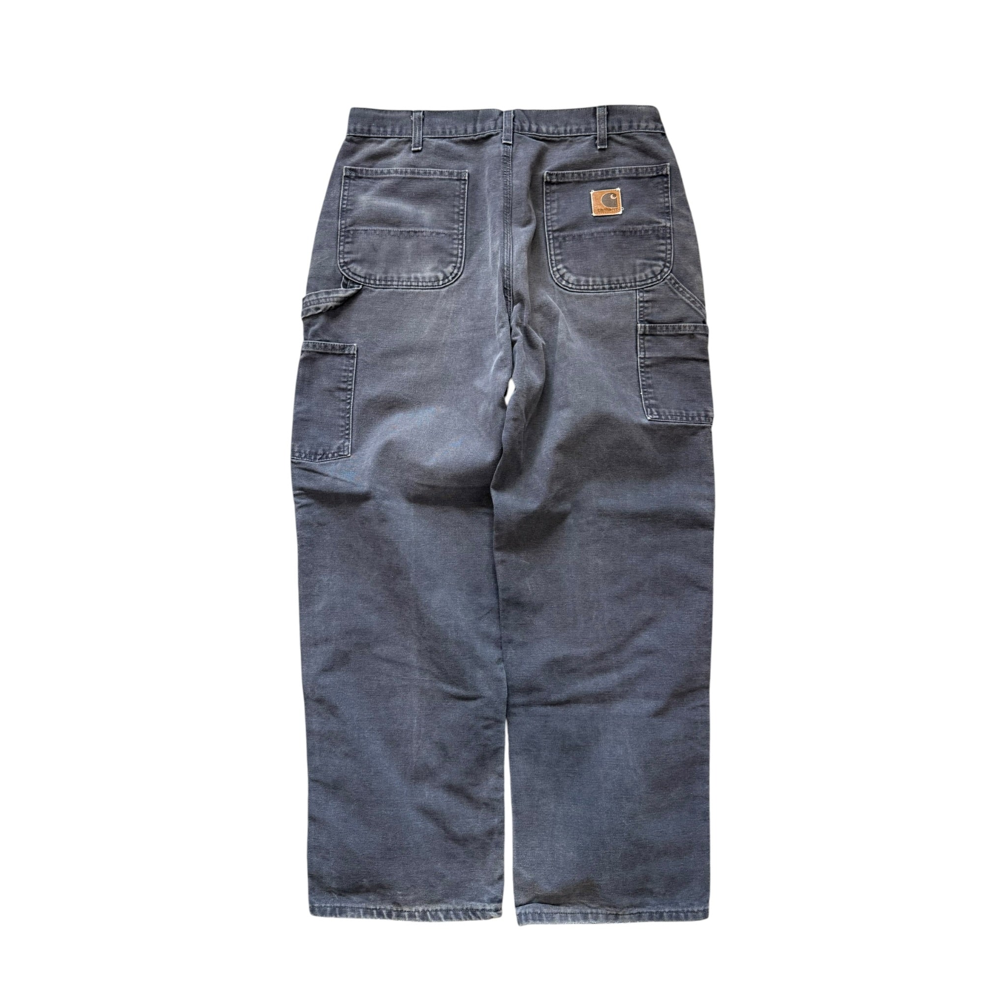 Vintage 2000s Navy Blue Carhartt Carpenter Pants 36x30