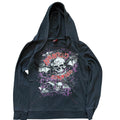 Vintage 2000s Avenged Sevenfold Rock Band Skull Bat Hoodie Sweater Womens Small