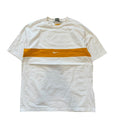Vintage 2000s Nike Yellow Striped Gray Tag Shirt Large