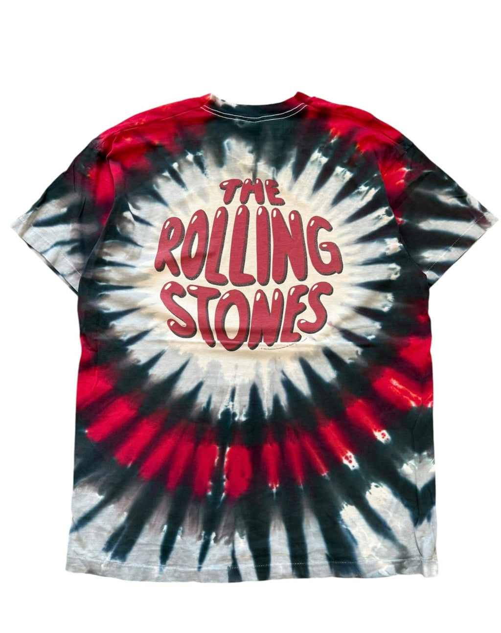 Vintage 1994 Rolling Stones All Over Print Liquid Blue Shirt XL