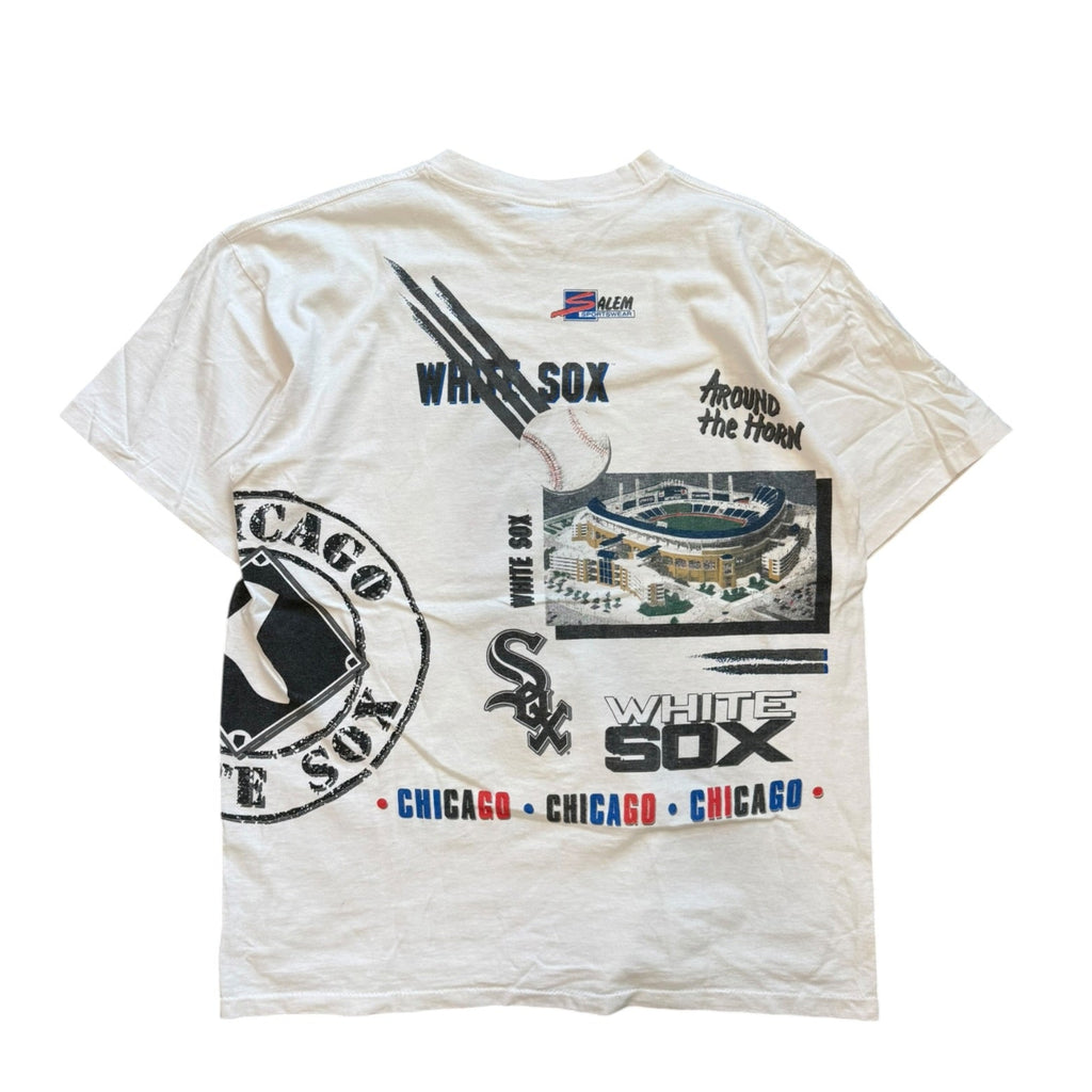 Vintage 1991 Chicago White Sox All Over Print Salem Shirt XL