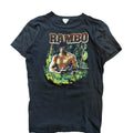 Vintage 1980s Rambo Sylvester Stallone Movie Shirt SMALL