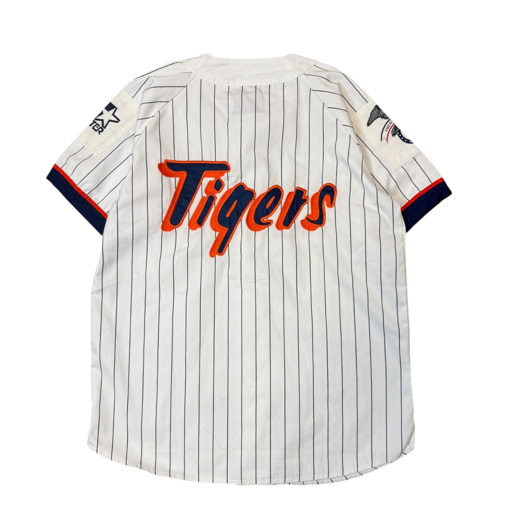 Vintage 1980s Detroit Tigers Pinstripe Starter Baseball Jersey