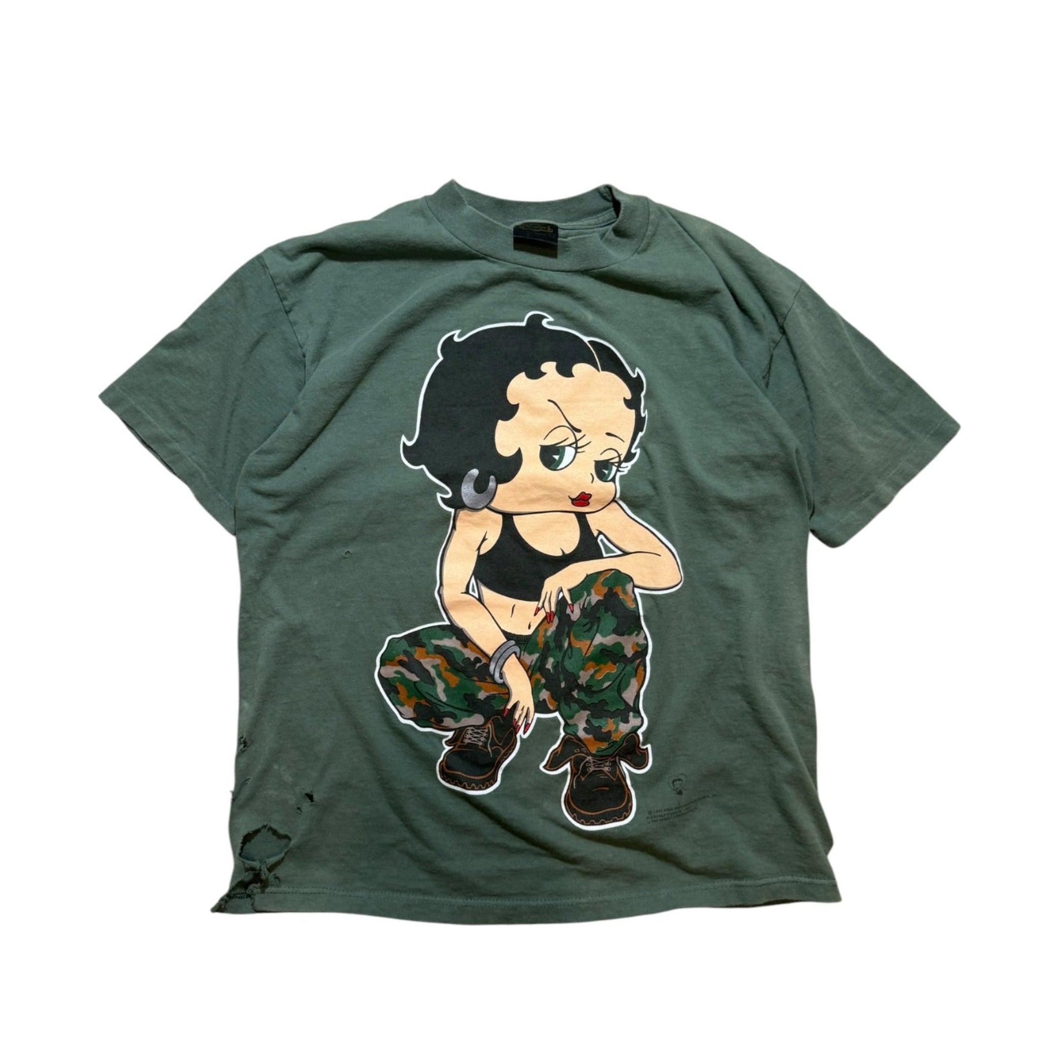 Vintage 1990s Betty Boop Girls Rule Shirt Large