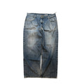 Vintage 2000s Silver Tab Baggy Denim Pants 38x30