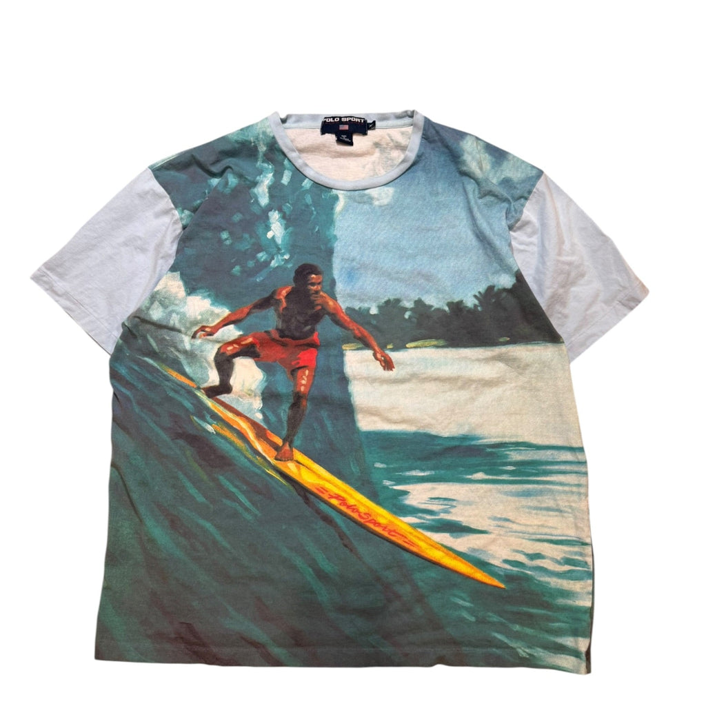 Vintage 1990s Polo Sport Surfing Shirt XL