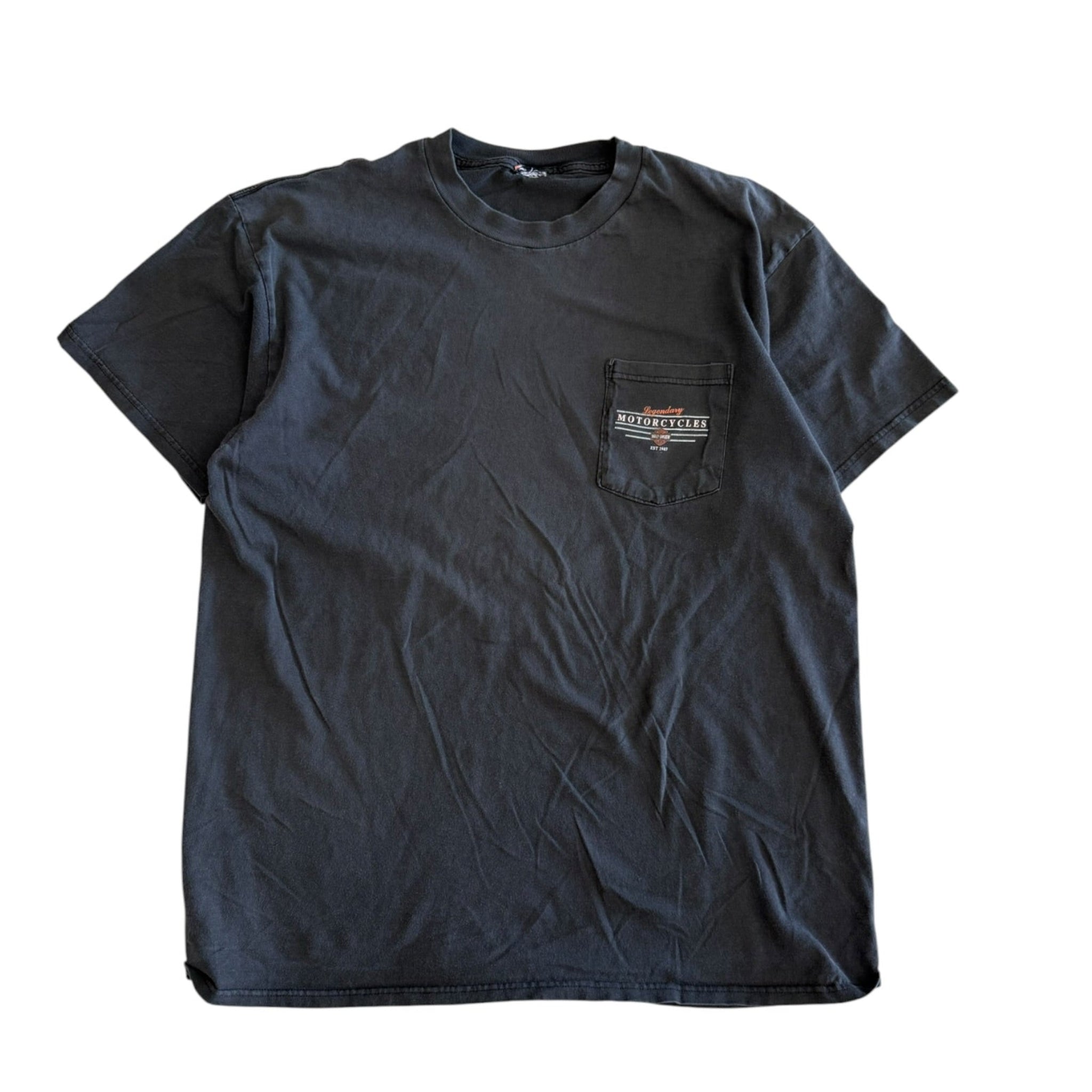 Vintage 2000s Harley Davidson WyTheVille Virginia Pocket Shirt XL