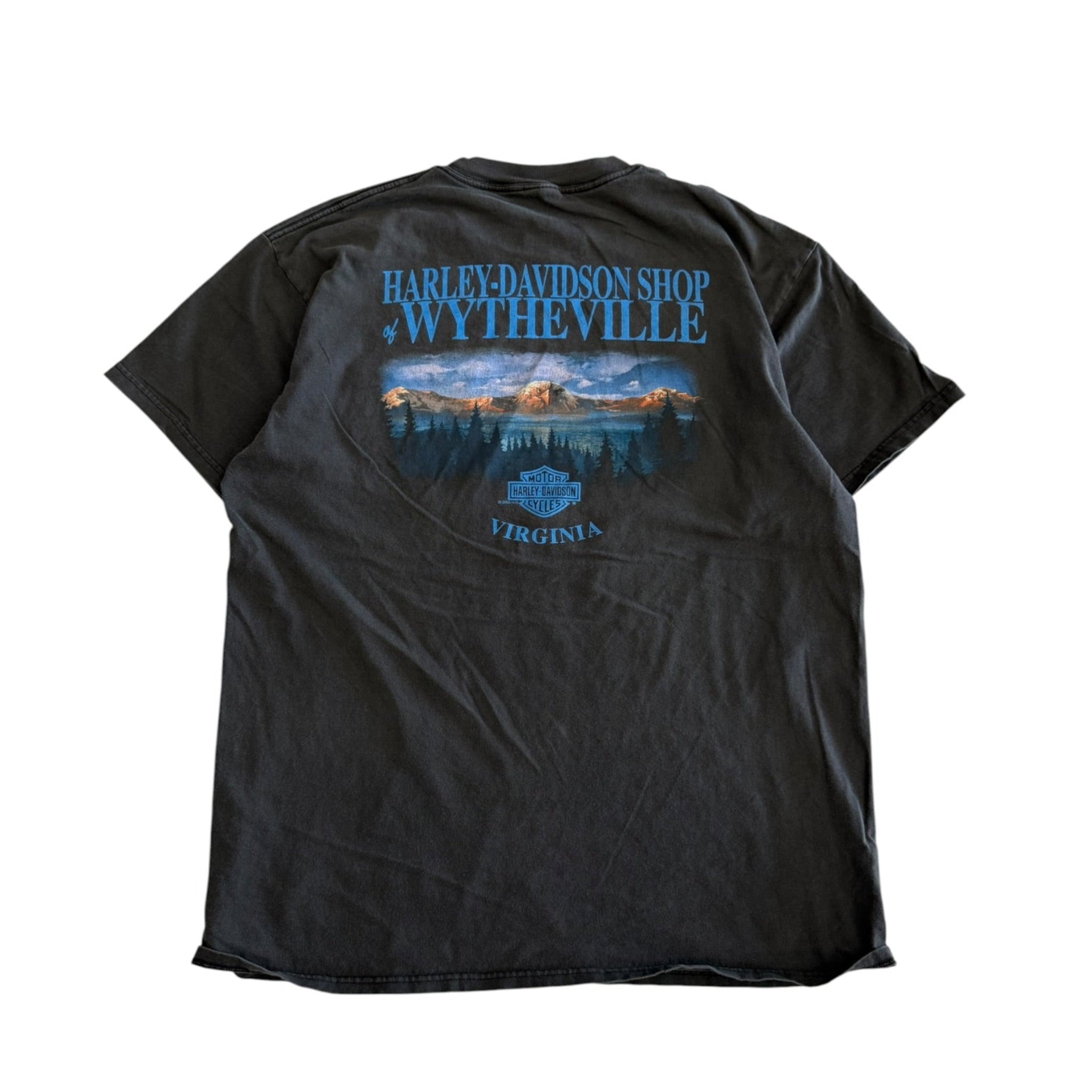 Vintage 2000s Harley Davidson WyTheVille Virginia Pocket Shirt XL