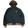 Stussy Satin Hooded Jacket Medium