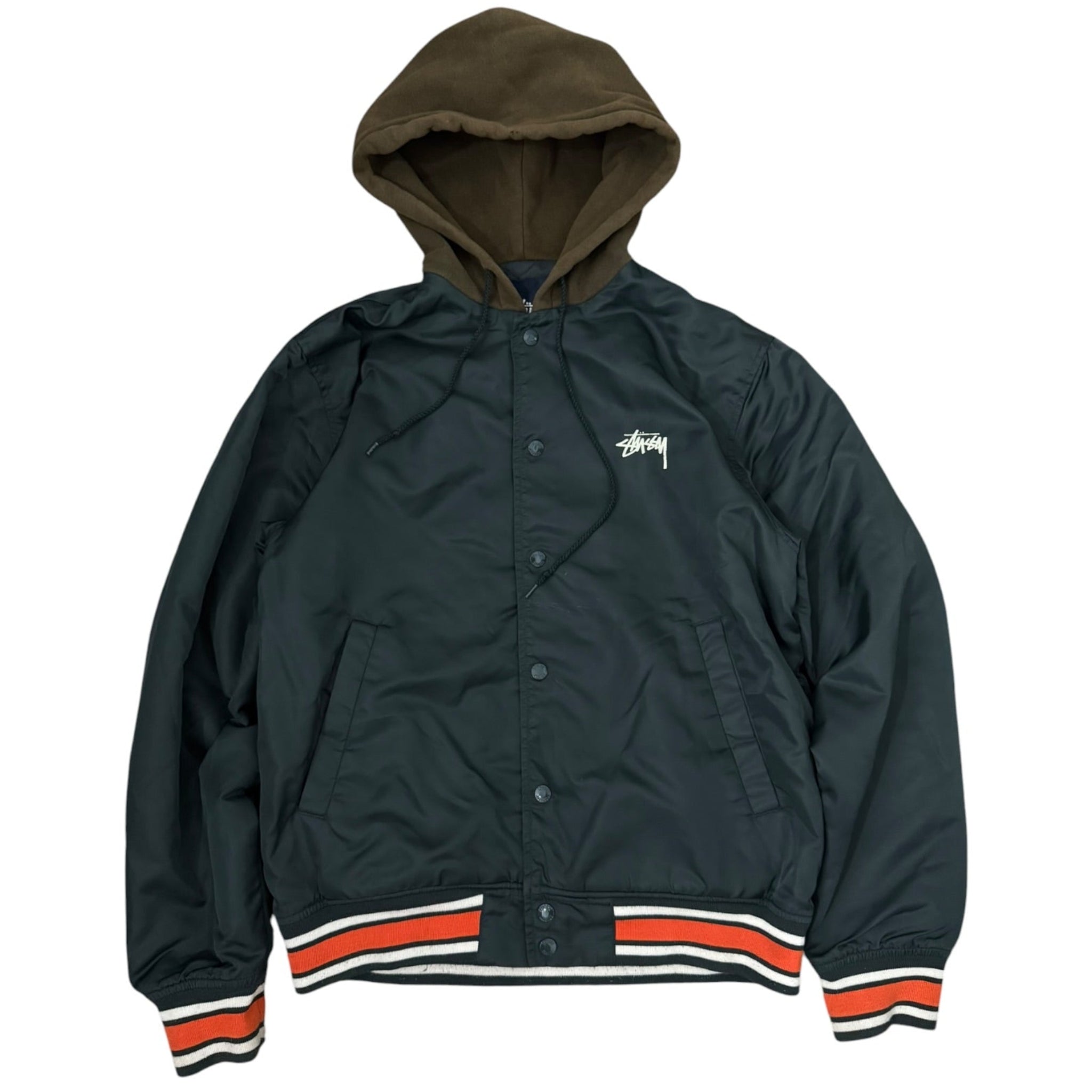 Stussy Satin Hooded Jacket Medium