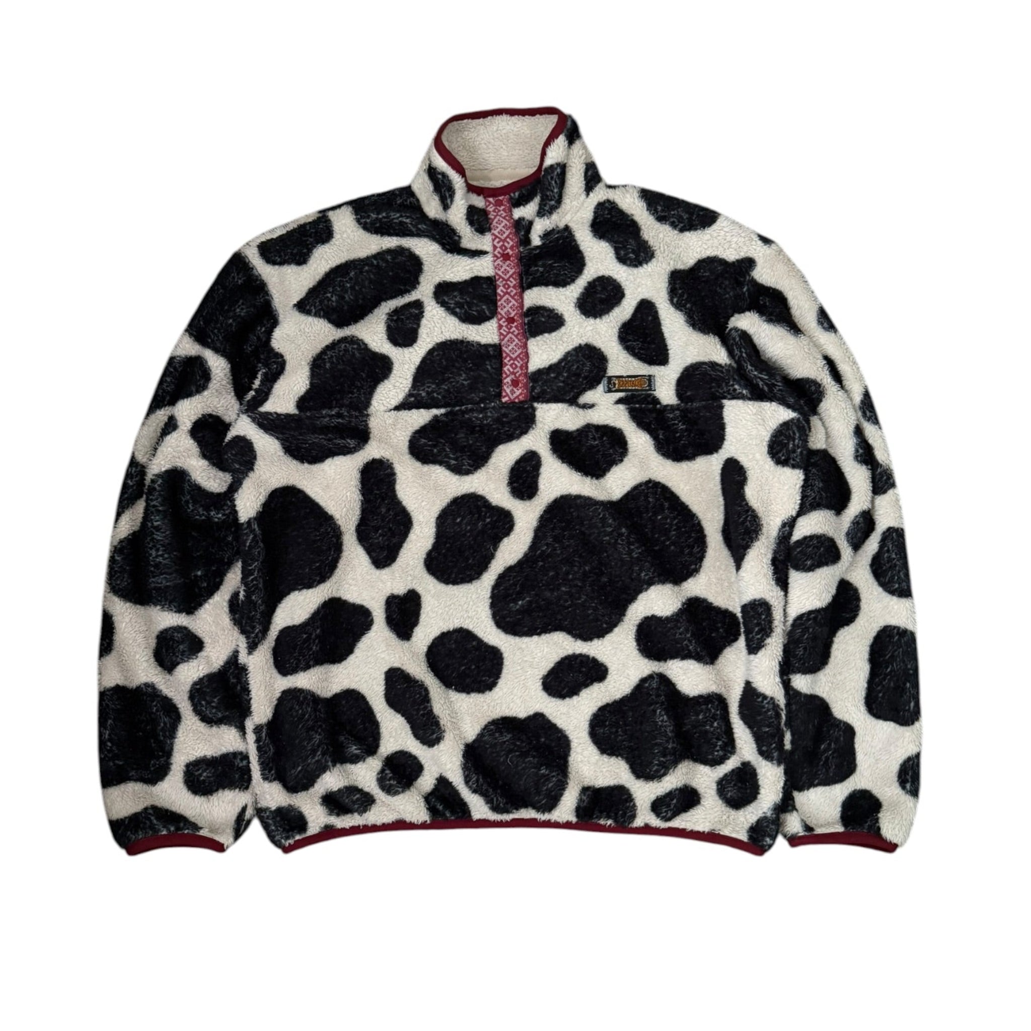 Kapital Fleece Cow Print Large