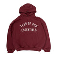 Essentials Fear Of God Hoodie Red Small