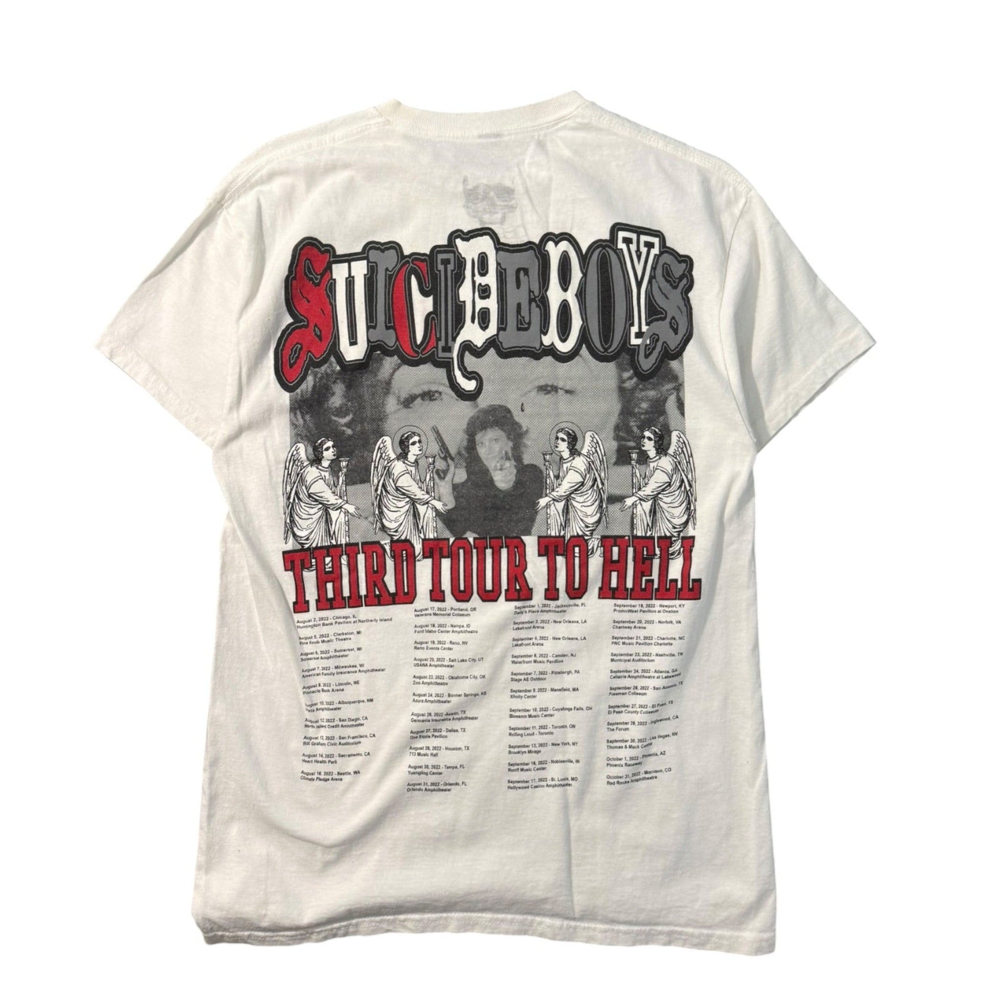 SuicideBoys Grey Day Tour White Shirt Medium