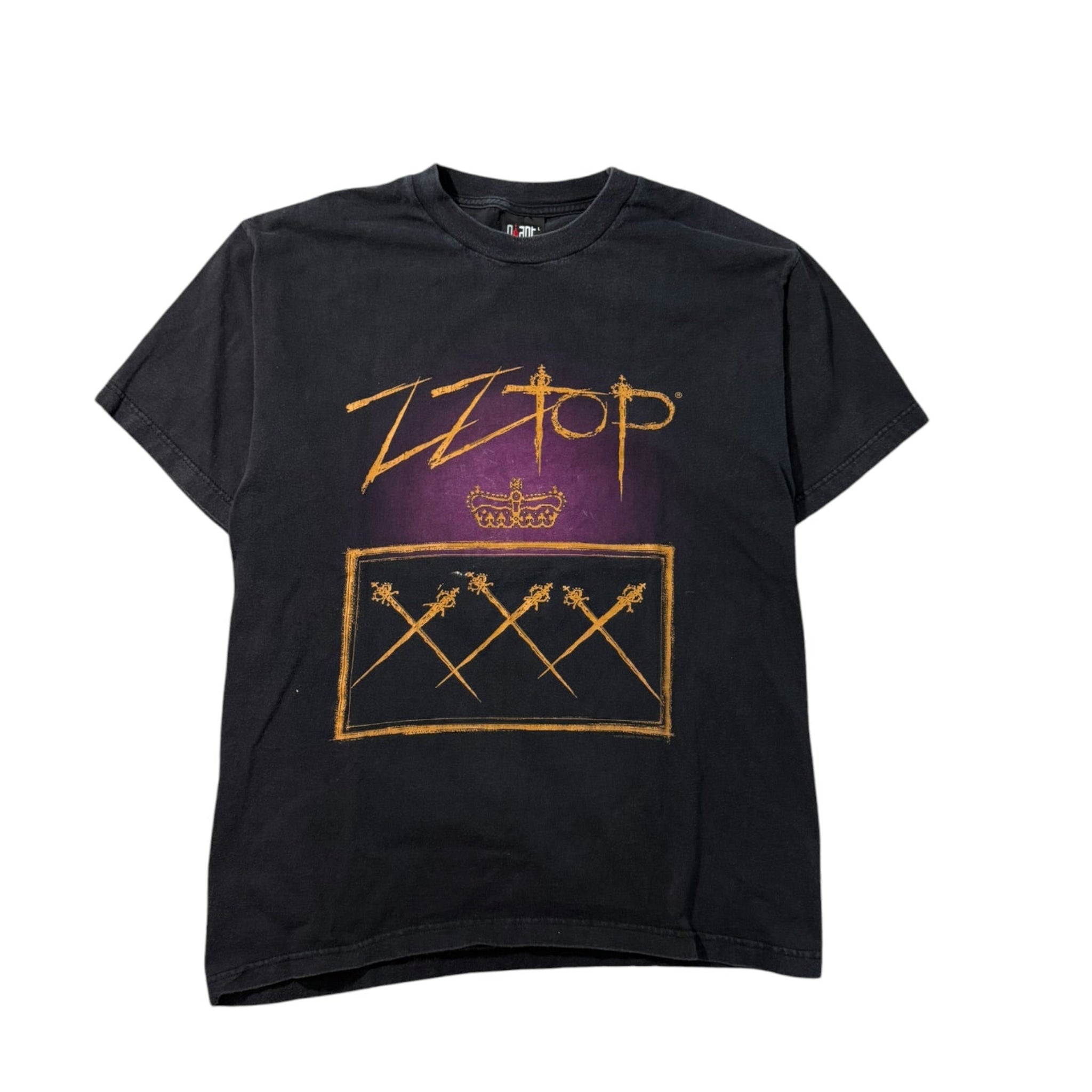 Vintage 1990s ZZ Top Tour Shirt Black Large