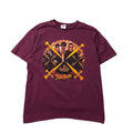 Vintage 1990s ZZ Top Tour Shirt Maroon Large
