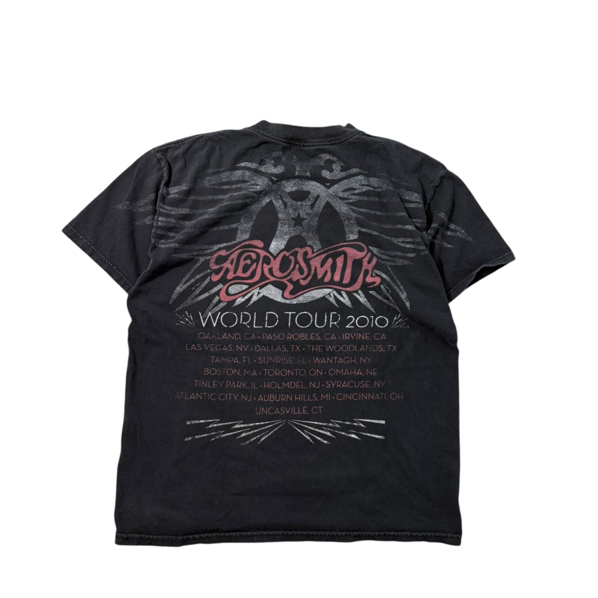 Vintage 2000s Aerosmith Aop World Tour Shirt Large