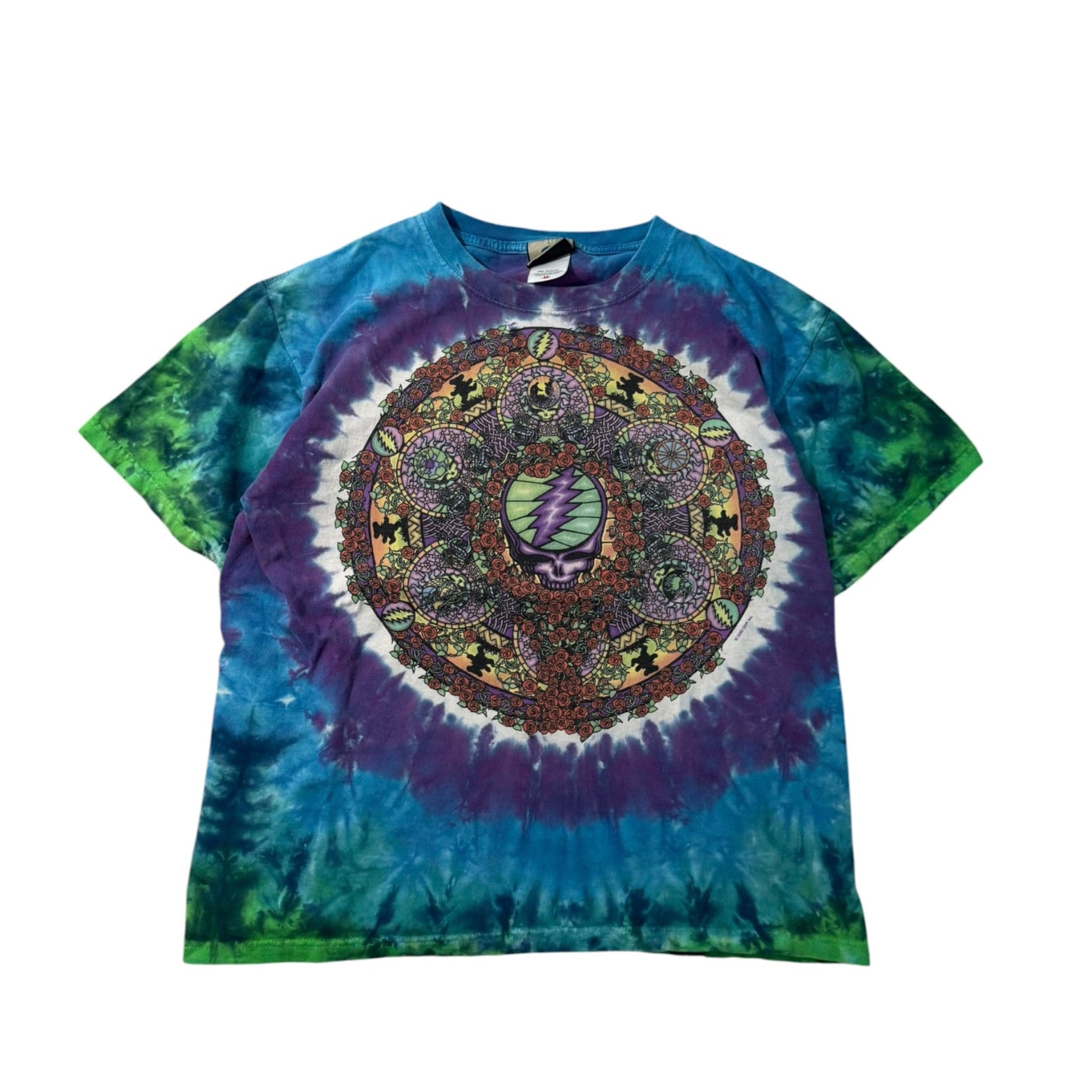 Vintage 2000s Liquid Blue Grateful Dead Tie Dye Shirt Medium