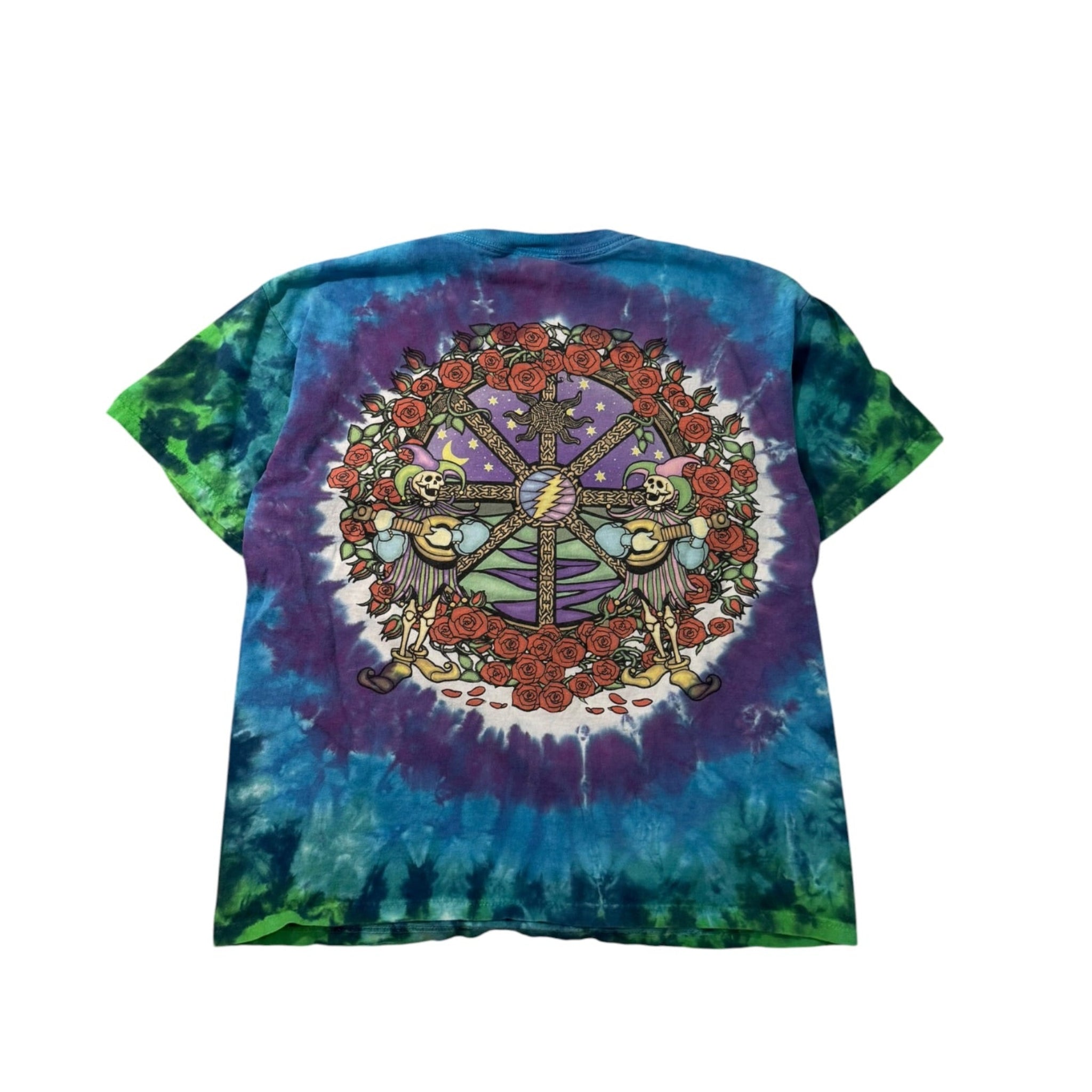 Vintage 2000s Liquid Blue Grateful Dead Tie Dye Shirt Medium