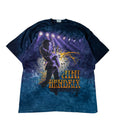 Vintage 2000s Liquid Blue Tie Dye Jimi Hendrix Shirt XL