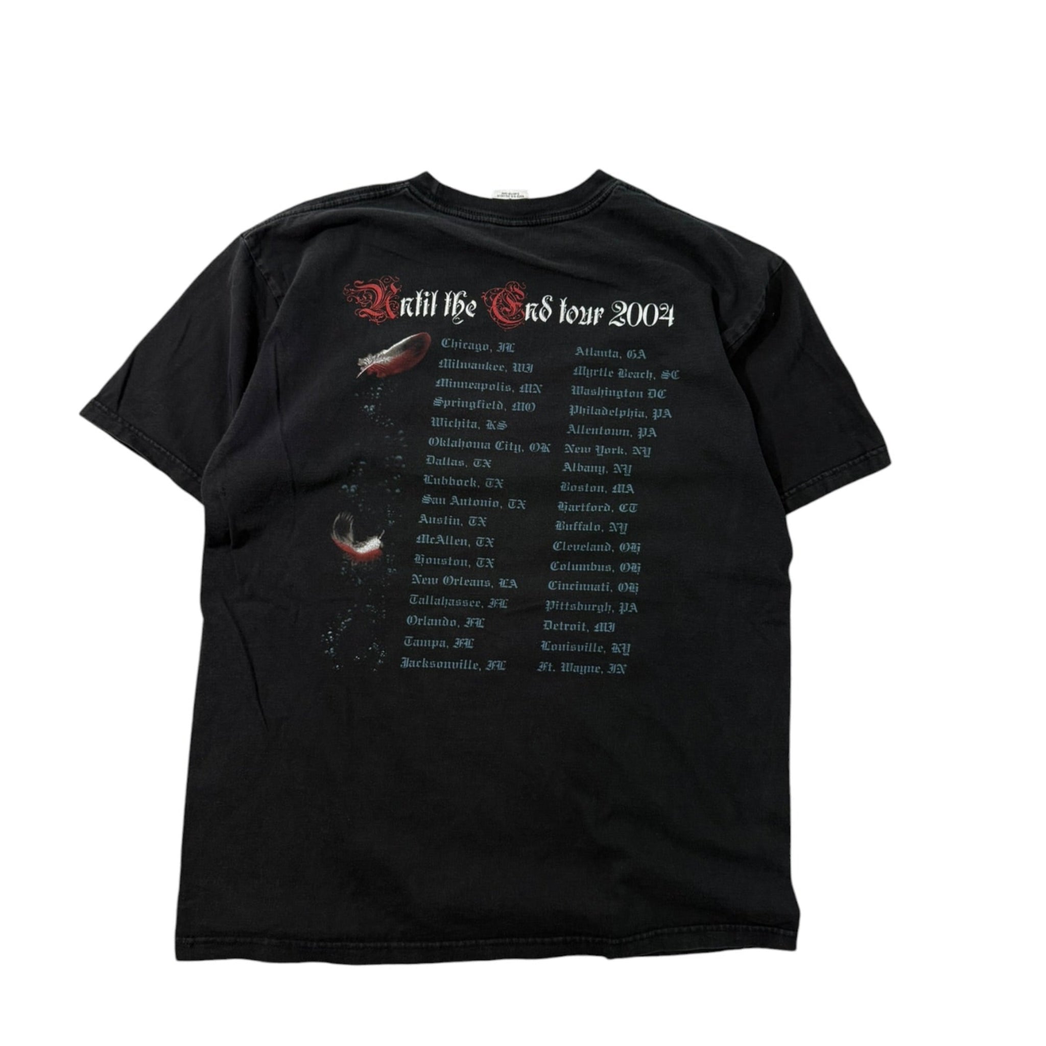 Vintage 2000s Kittie Until The End Tour Shirt Large