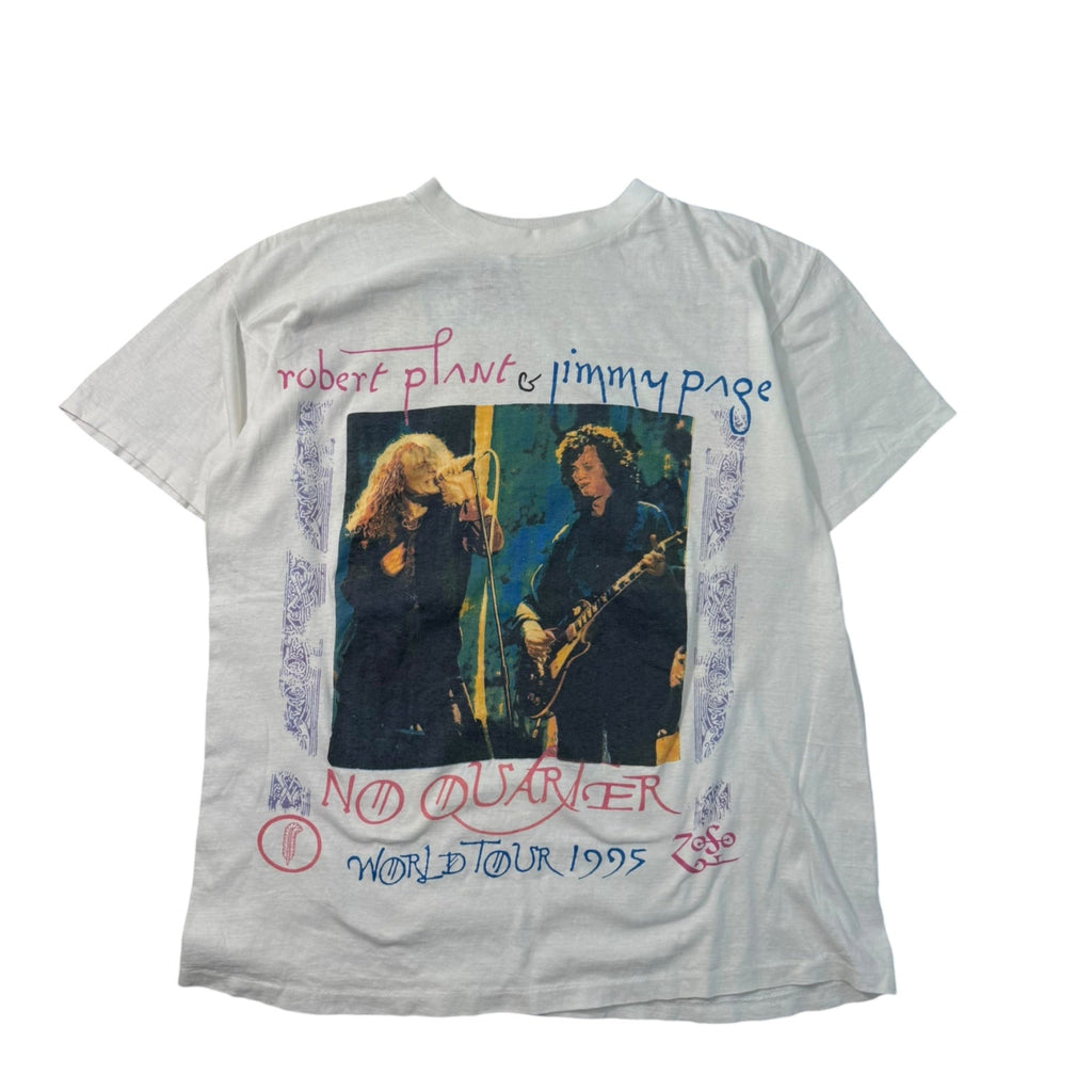 Vintage 1990s Led Zeppelin Rob Plant & Jimmy Page Tour Shirt XL