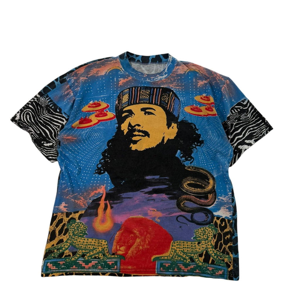Vintage 1990s Carlos Santana Aop Shirt XL