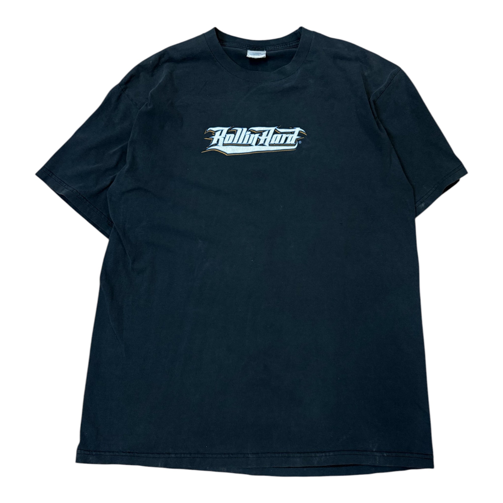 Vintage 2000s Rollin Hard All Night Long Lowrider Shirt XL