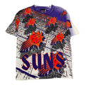 Vintage 1990s Phoenix Suns All Over Print Magic Johnson Shirt XL