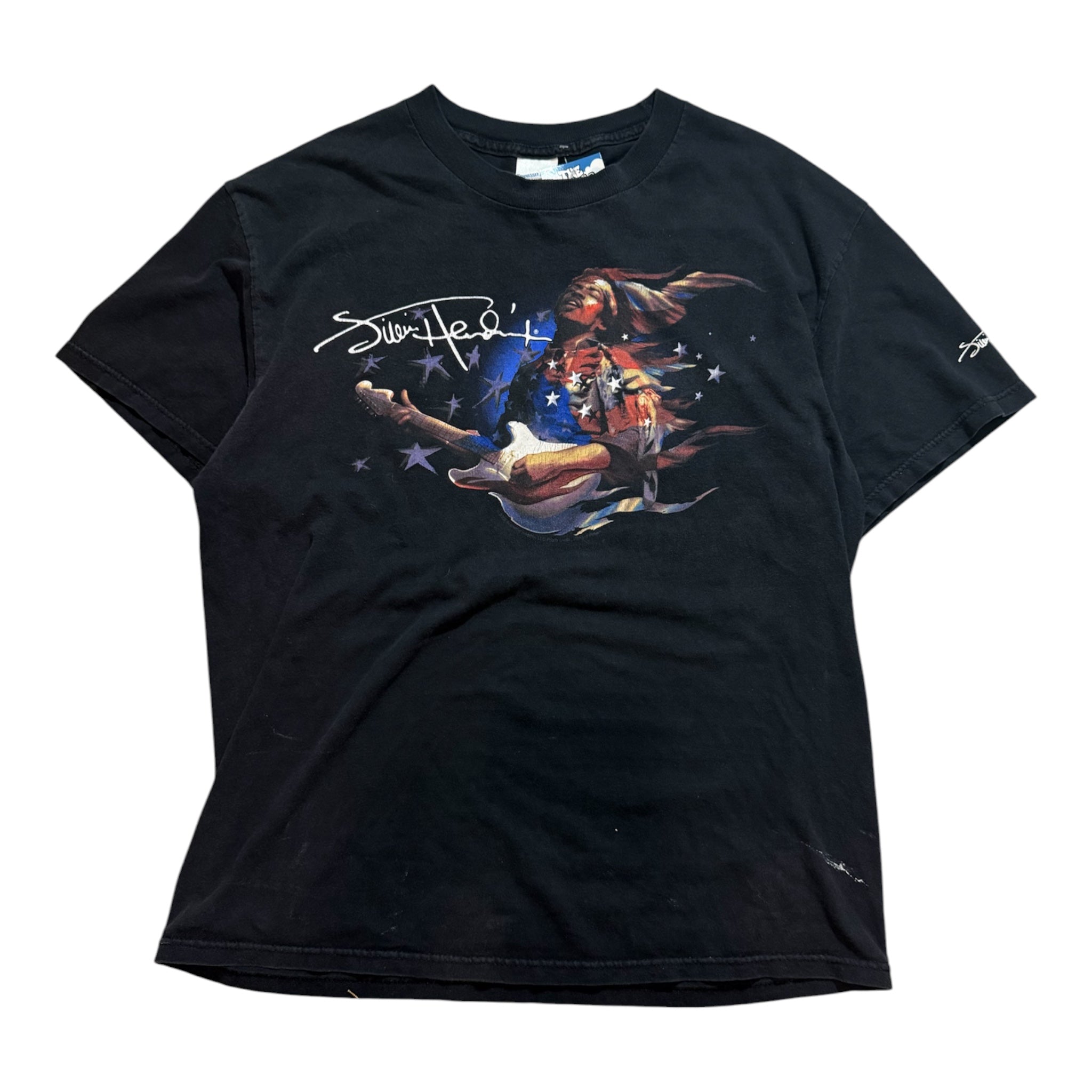 Vintage 2000s Jimi Hendrix Guitar Shirt Large